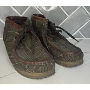 men\'s Clarks wallabies plaid shoes 9M Clarks | Shoes | Mens Clarks Wallabies Plaid Shoes 9m | Poshmark main image 3